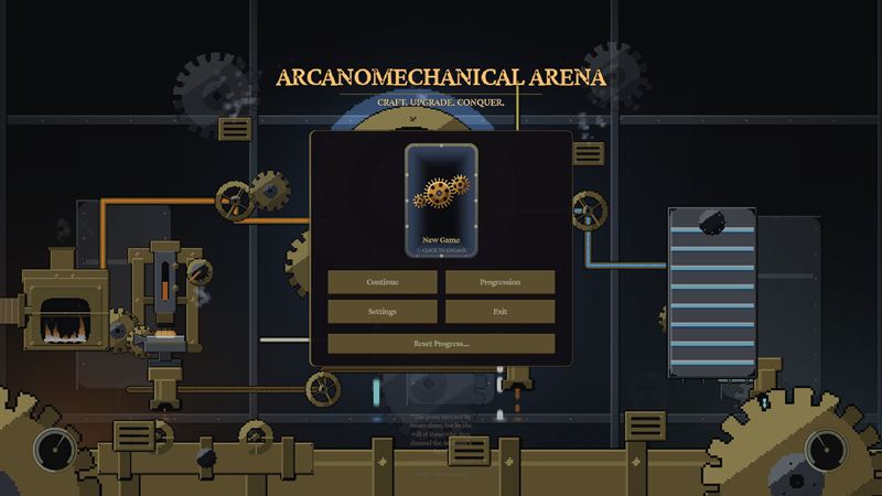 The Gearmancer's engine hall — the front door to every run.